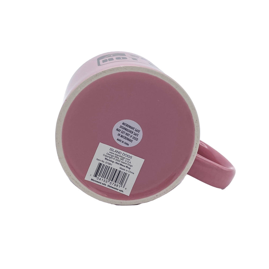 Attitude Mug Warning Hot Mess 22oz