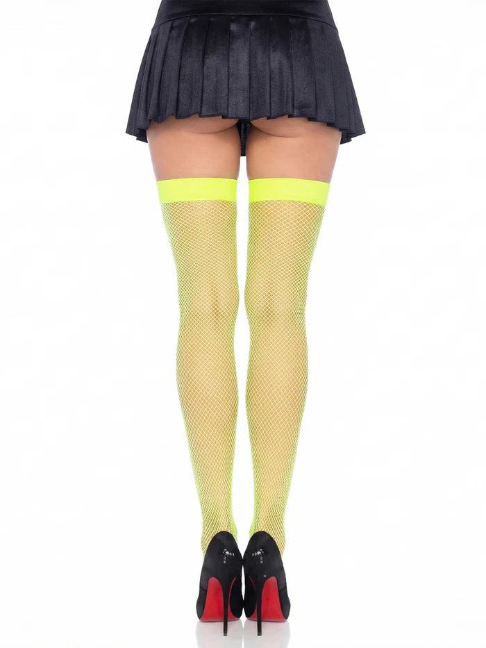 Leg Avenue Nylon Fishnet Stockings 9011 - One Size - Pick Your Color