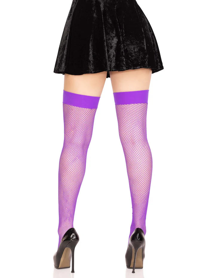 Leg Avenue Nylon Fishnet Stockings 9011 - One Size - Pick Your Color