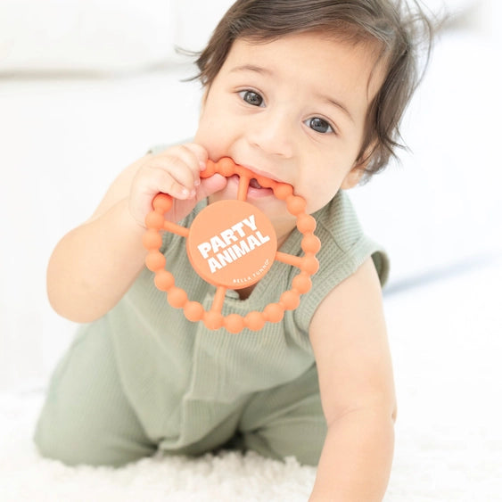 Bella Tunno Party Animal Silicone Happy Teether