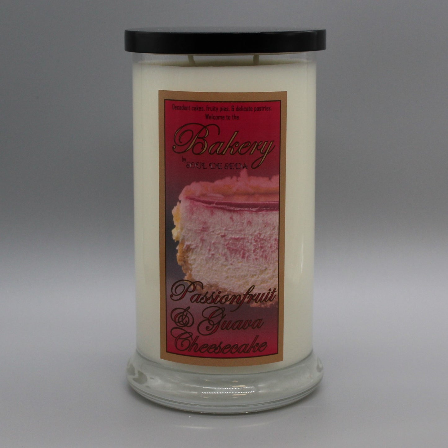 Soul De Seda Soy Candle 20oz Bakery Passionfruit Guava Cheesecake