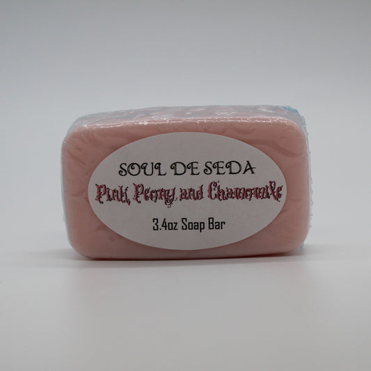 Soul De Seda Soap Bar Garden Pink Peony and Chamomile