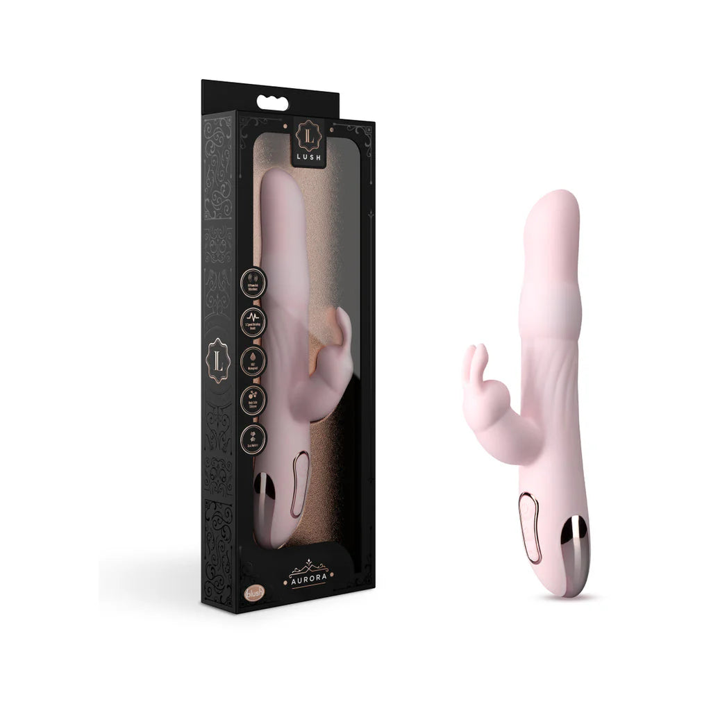 Lush Aurora Rechargeable Silicone Rabbit Vibrator - CLEARANCE