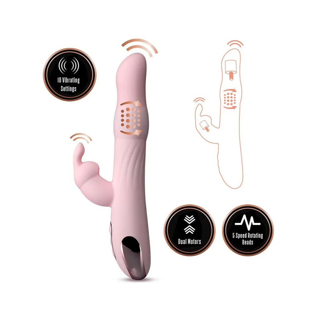 Lush Aurora Rechargeable Silicone Rabbit Vibrator - CLEARANCE