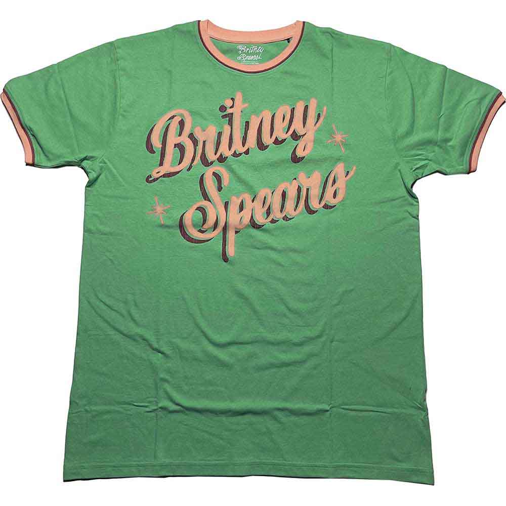 Britney Spears Ringer Retro Text T-Shirt - Asst. Sizes