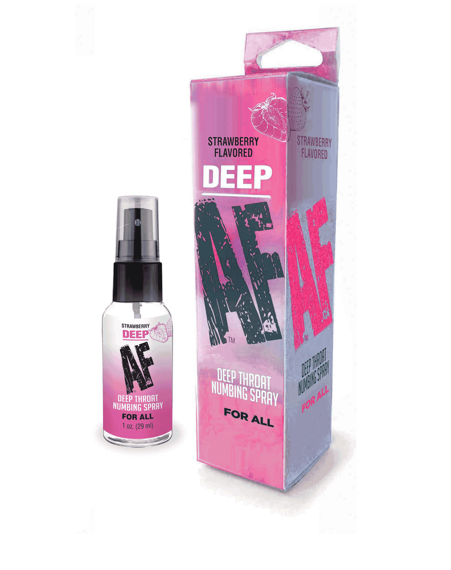 Deep AF Deep Throat Numbing Spray 1floz - Asst. Fruit Flavors