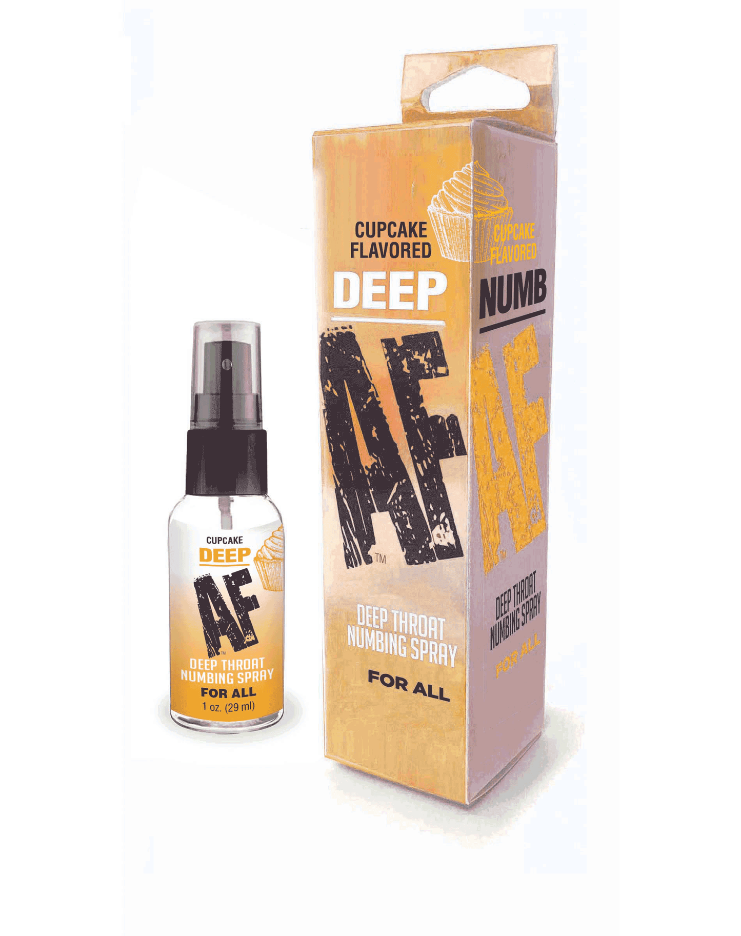 Deep AF Deep Throat Numbing Spray 1floz - Asst. Confection Flavors