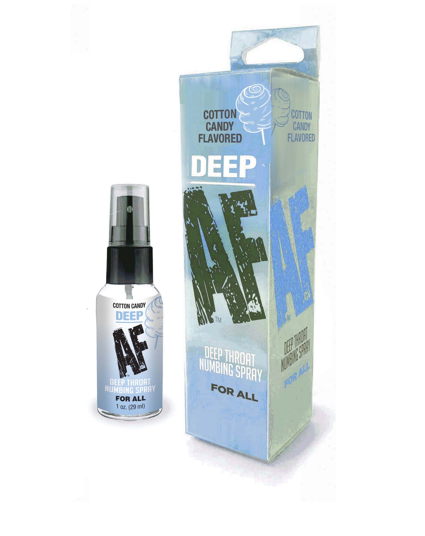 Deep AF Deep Throat Numbing Spray 1floz - Asst. Confection Flavors