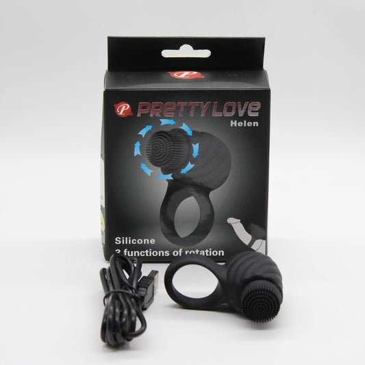 Pretty Love Helen Rotating Brush Silicone Ring - CLEARANCE