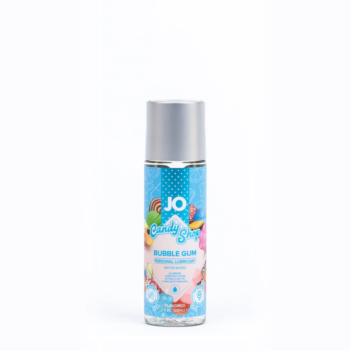 JO H2O Candy Shop Water-Based Flavored Lubricant Bubble Gum 2floz