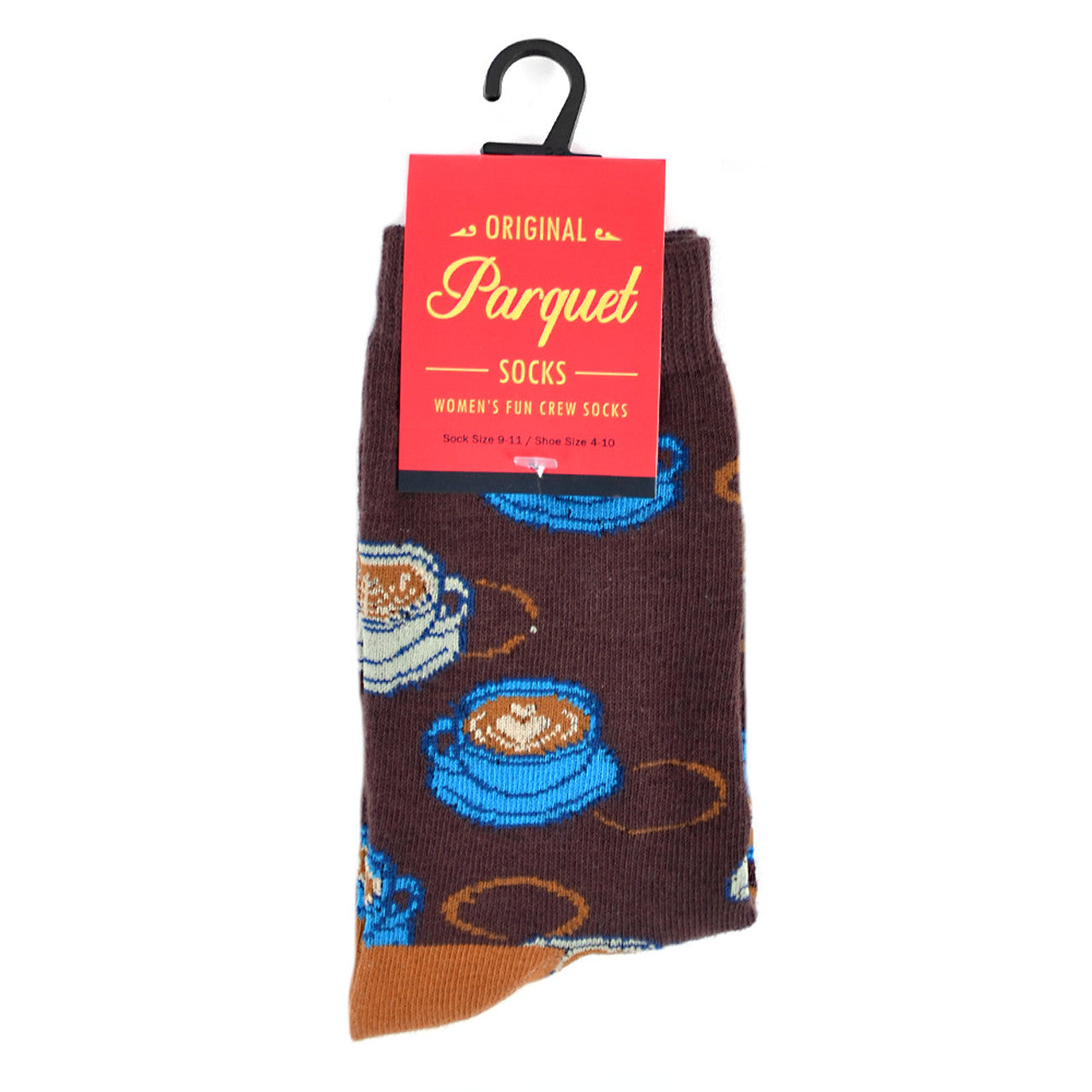 Parquet Women's Coffee Novelty Socks