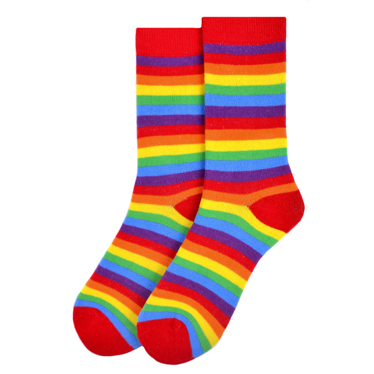 Parquet Women's Rainbow Striped Novelty Socks
