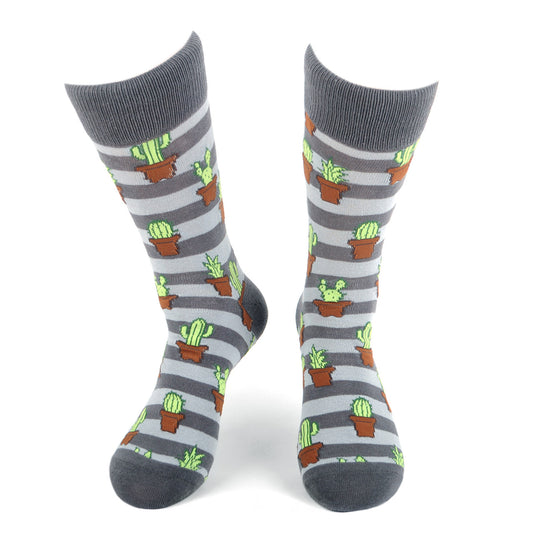 Parquet Men's Cactus Novelty Socks - Pick Your Color