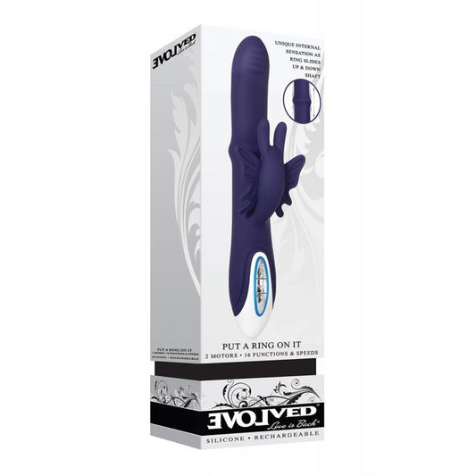 Evolved Novelties Put A Ring On It Rabbit Vibrator