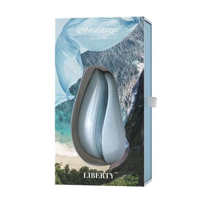 Womanizer Liberty Clitoral Stimulator - Powder Blue
