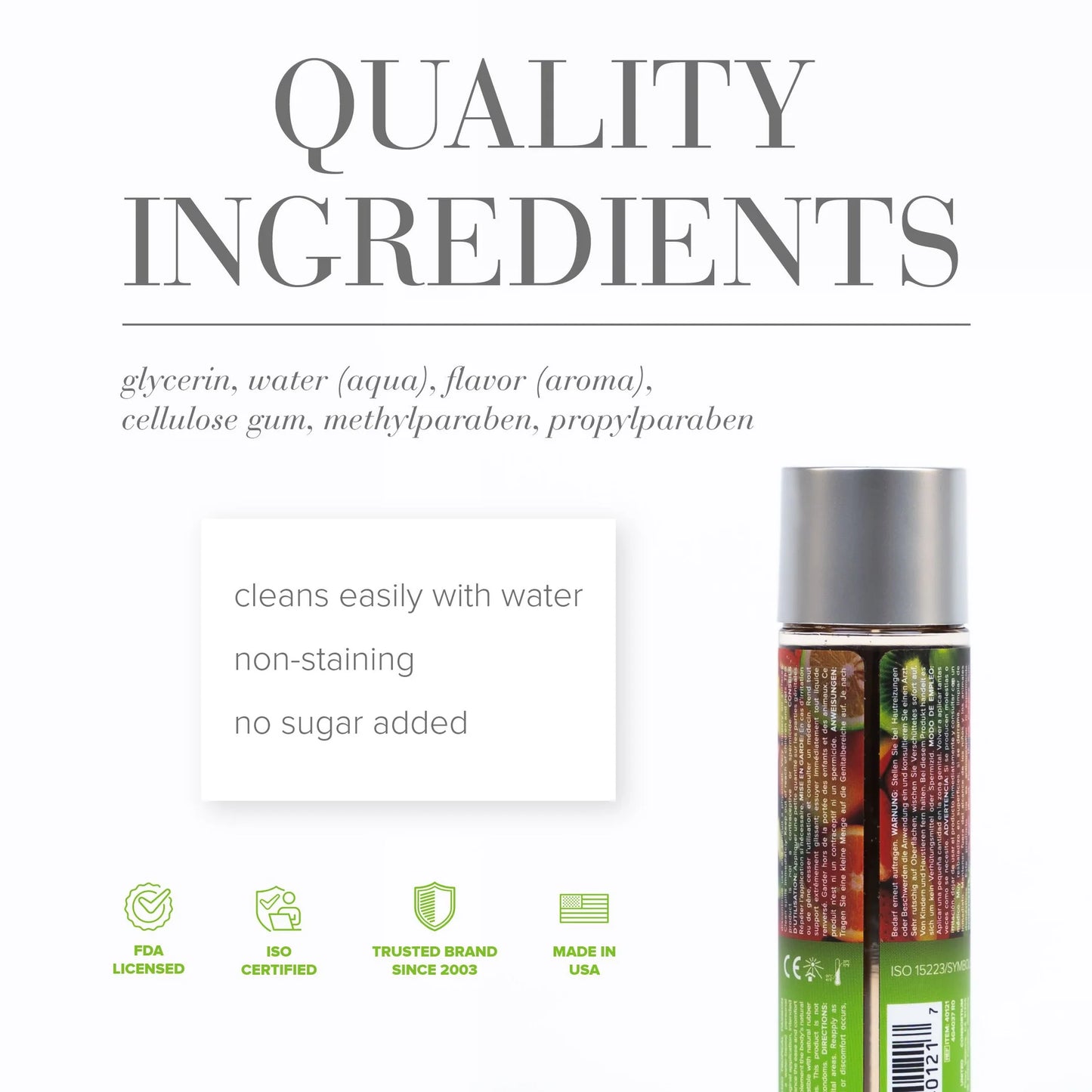 JO H2O Flavored Water-Based Lubricant Tropical Passion - Asst. Sizes Available