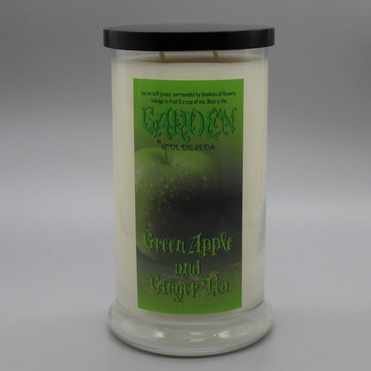 Soul De Seda Soy Candle 20oz Garden Green Apple & Ginger