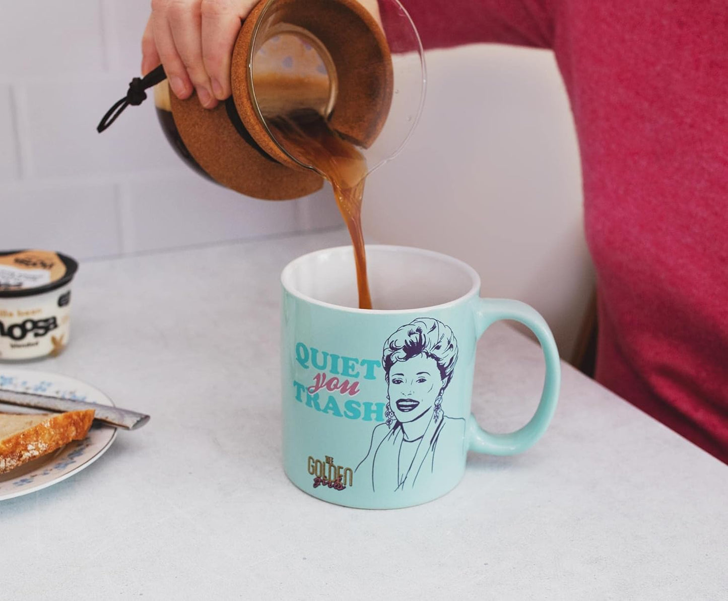 Golden Girls Quiet You Trash 20oz Ceramic Mug CLEARANCE