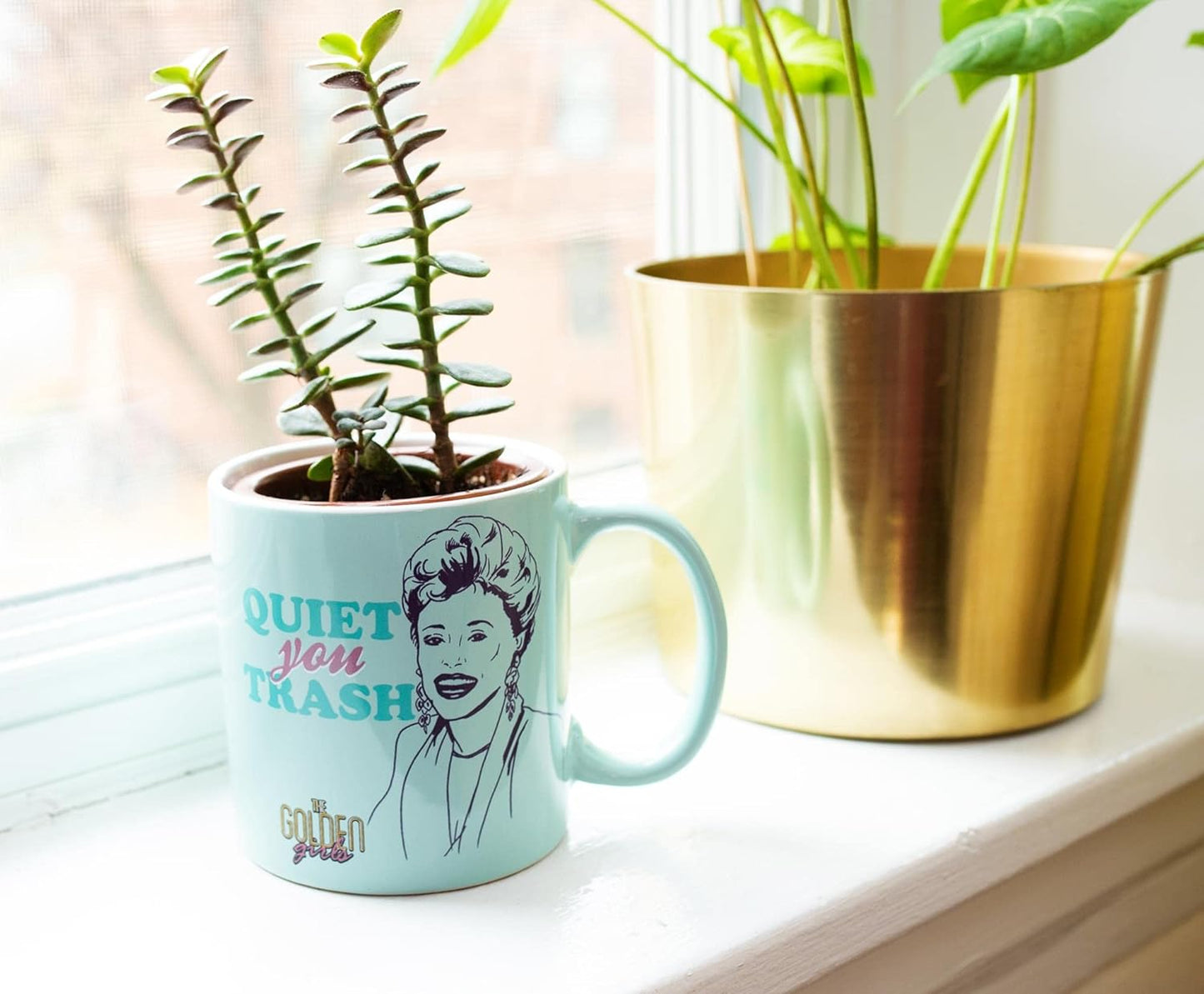 Golden Girls Quiet You Trash 20oz Ceramic Mug CLEARANCE