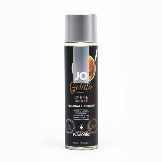 JO H2O GELATO Flavored Water-Based Lubricant Creme Brulee - Asst. Sizes Available