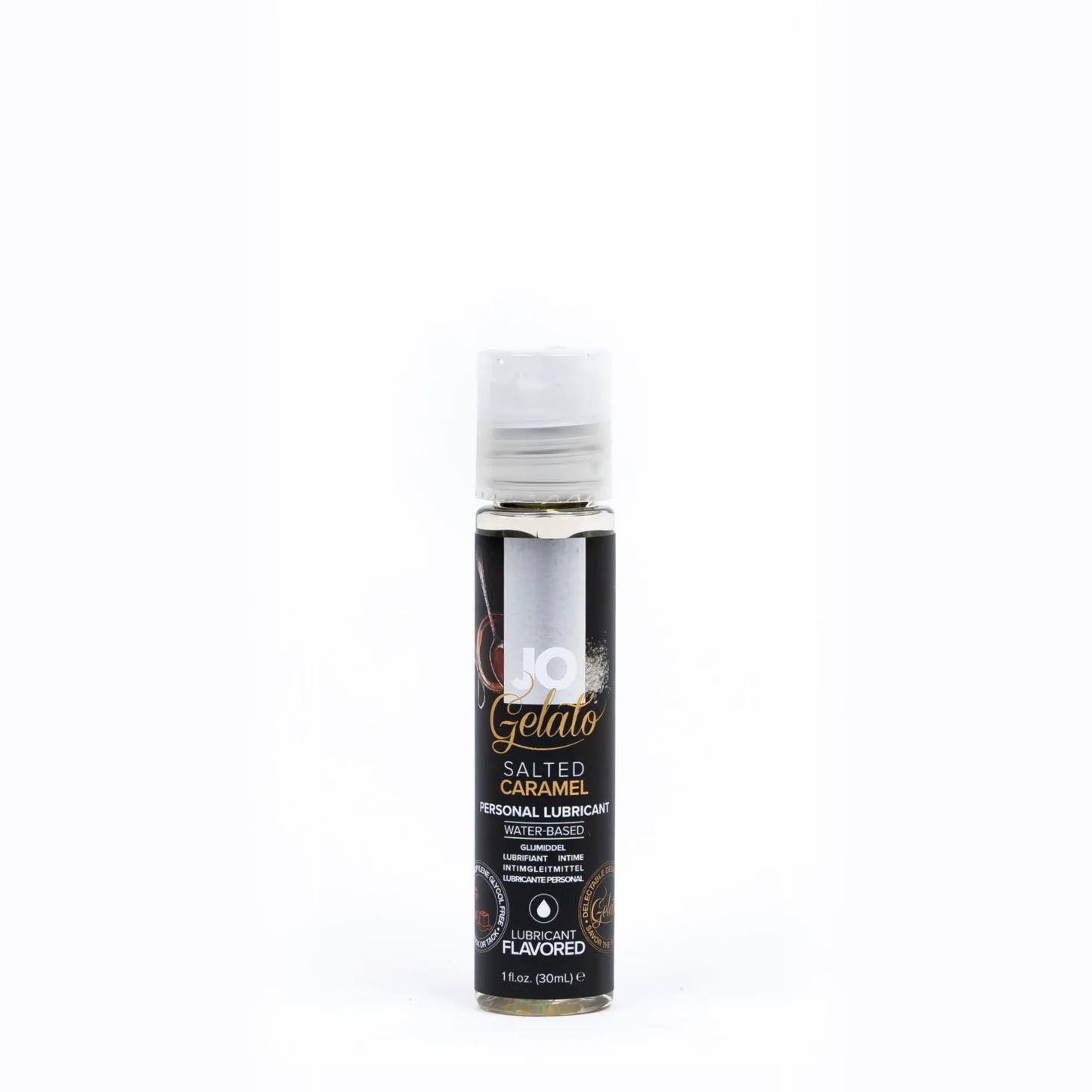 JO H2O Gelato Flavored Water-Based Lubricant Salted Caramel - Asst. Sizes Available