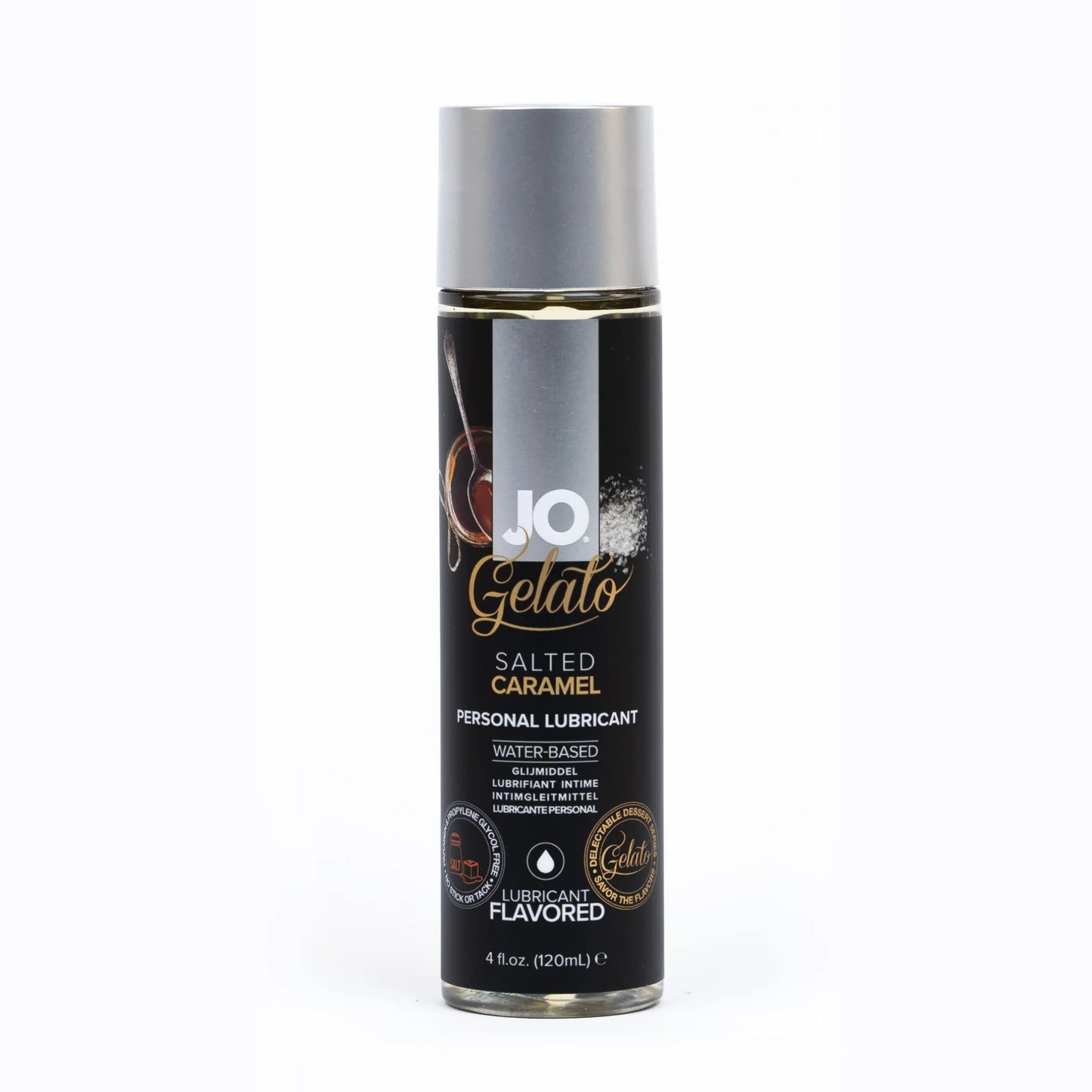JO H2O Gelato Flavored Water-Based Lubricant Salted Caramel - Asst. Sizes Available