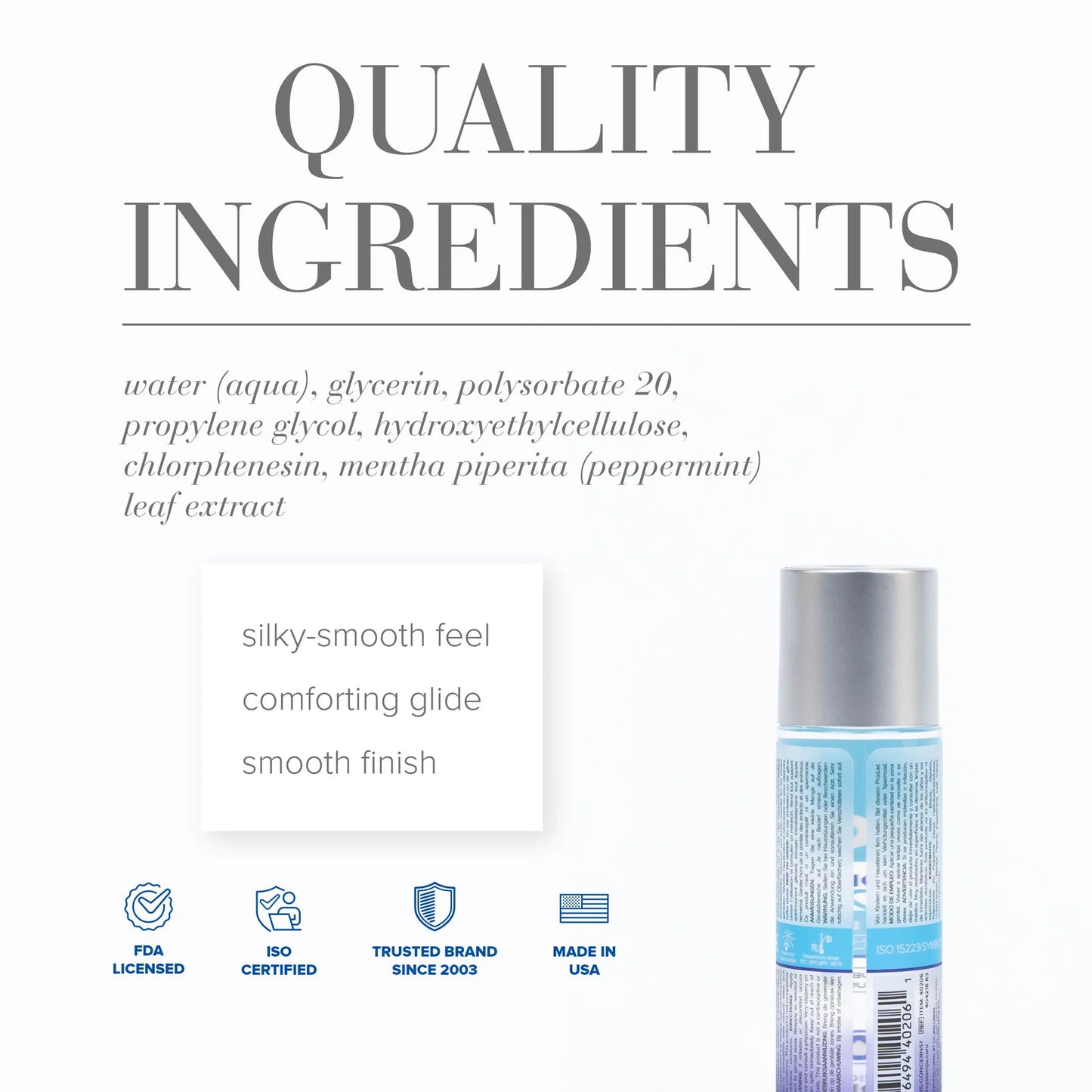 JO H2O Cooling Water-Based Lubricant - Asst. Sizes Available