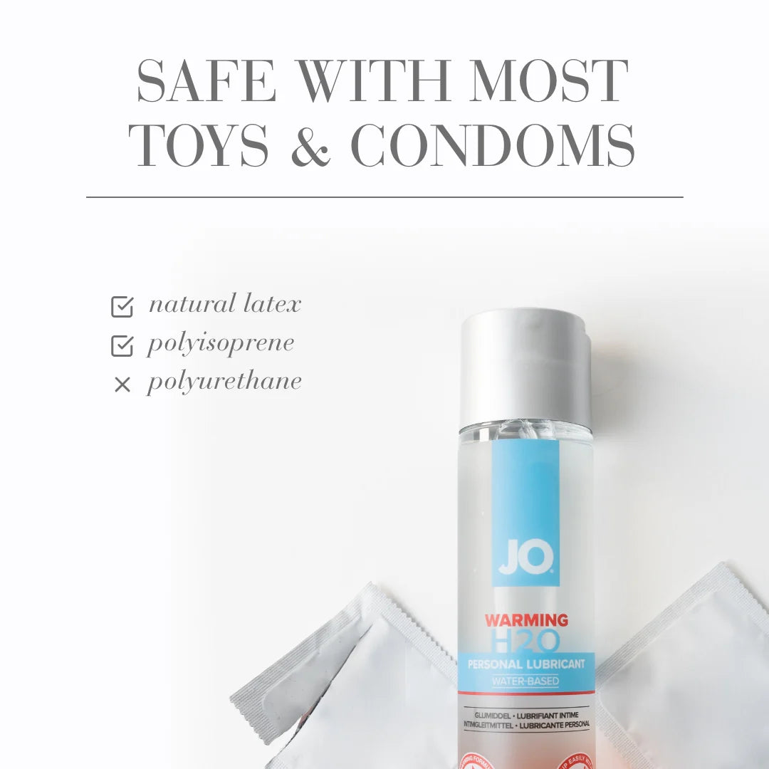 JO H2O Warming Water-Based Lubricant - Asst. Sizes Available