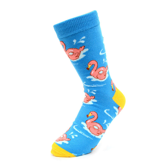 Parquet Women's Flamingo Tube Novelty Socks