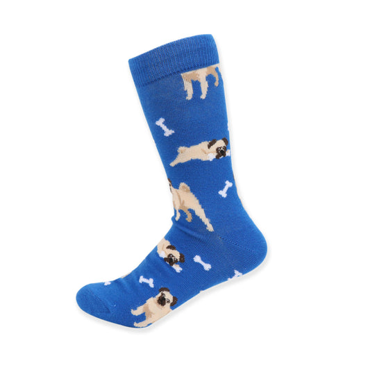Parquet Women's Novelty Pug Dog Socks