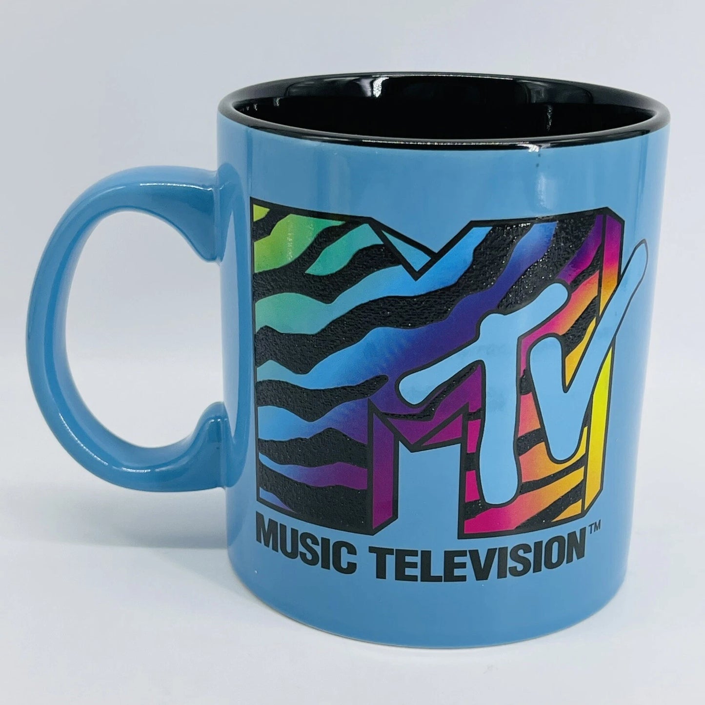 MTV Rainbow Zebra Logo 20oz Ceramic Mug CLEARANCE