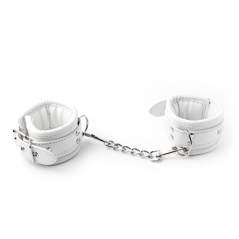 J's Playhouse® Show Me The Ropes White Wedding Bound - Ankle Cuffs