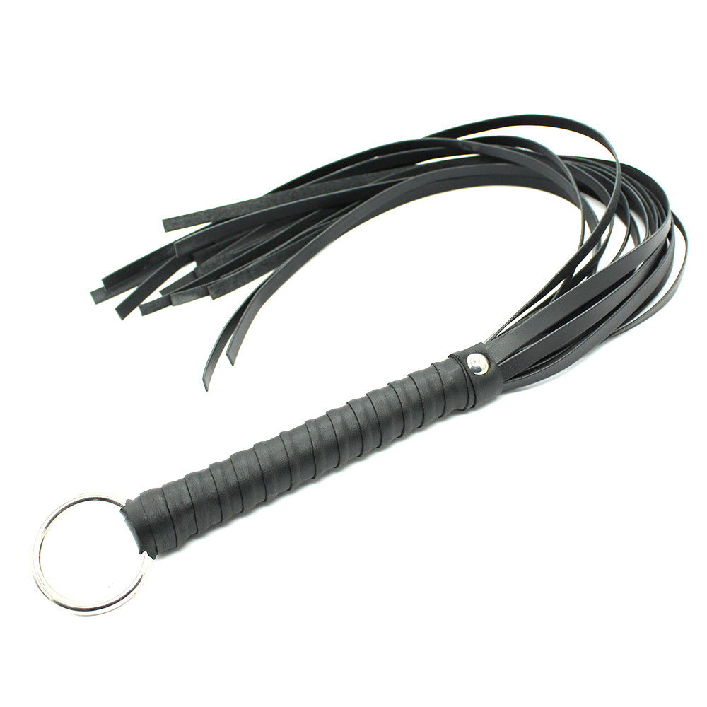 J's Playhouse® Show Me The Ropes Strap Whip - Black