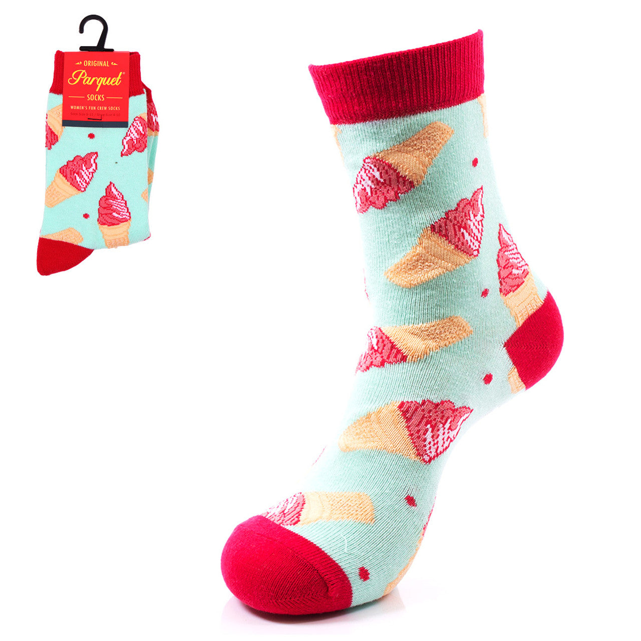 Parquet Women's Ice cream Novelty Socks - Asst. Colors