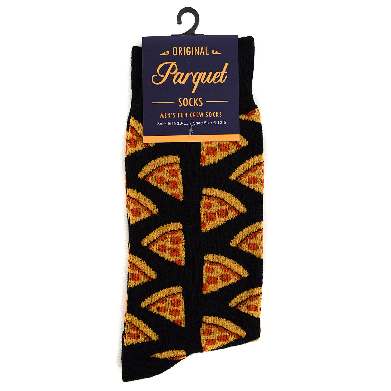Parquet Men's Pepperoni Pizza Novelty Socks - Pick Your Color