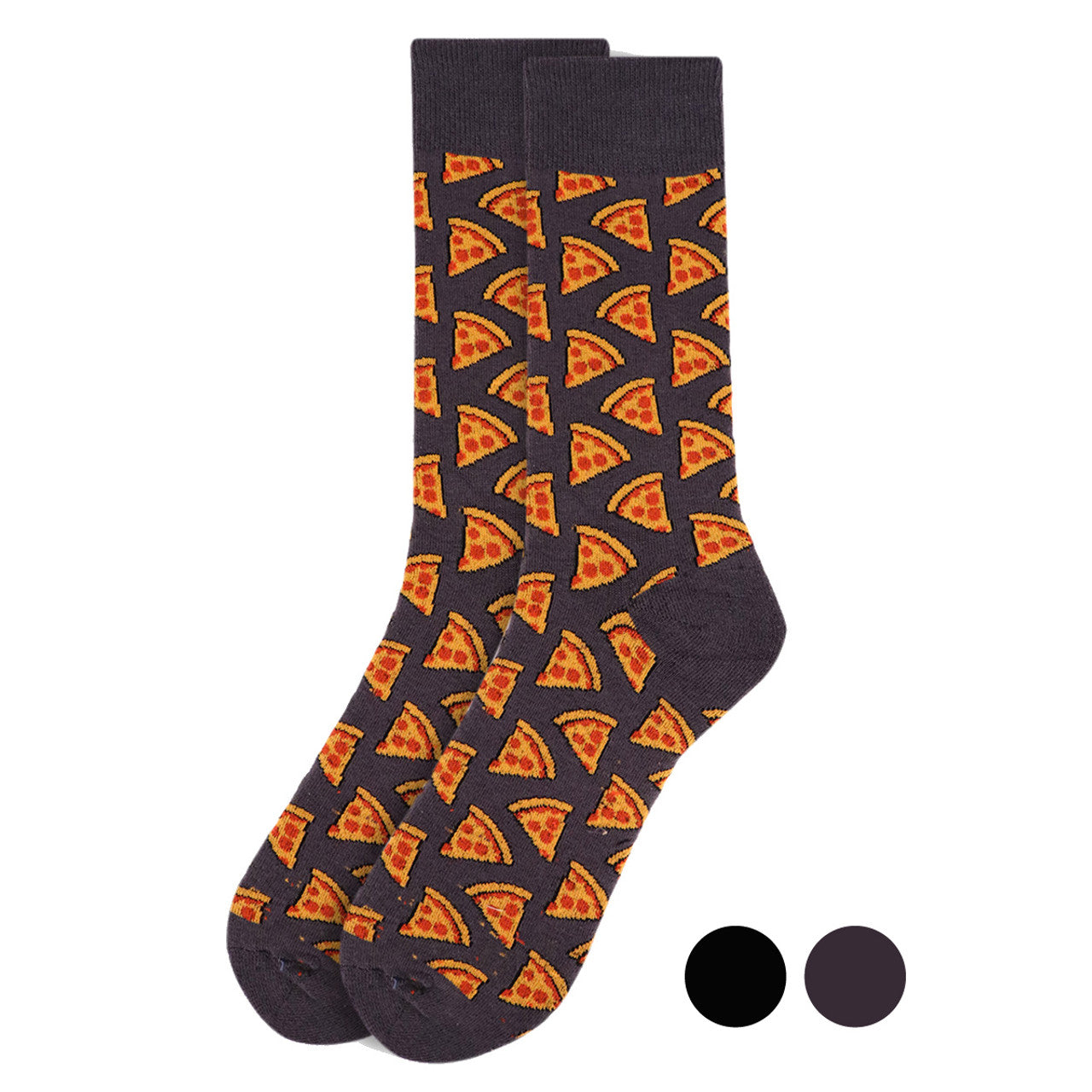 Parquet Men's Pepperoni Pizza Novelty Socks - Pick Your Color