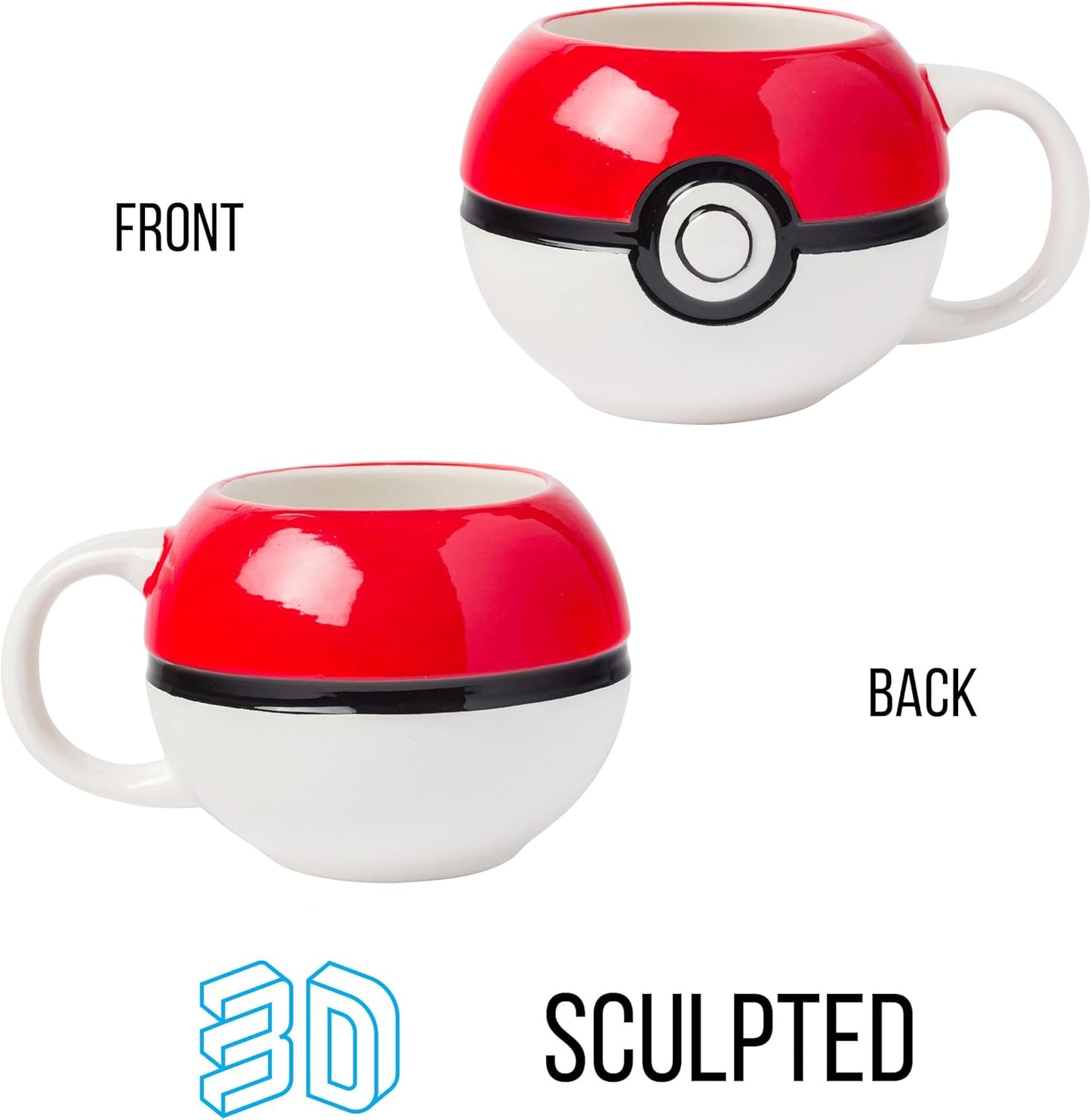 Nintendo Pokemon 20oz Pokeball Sculpted Mug SALE!
