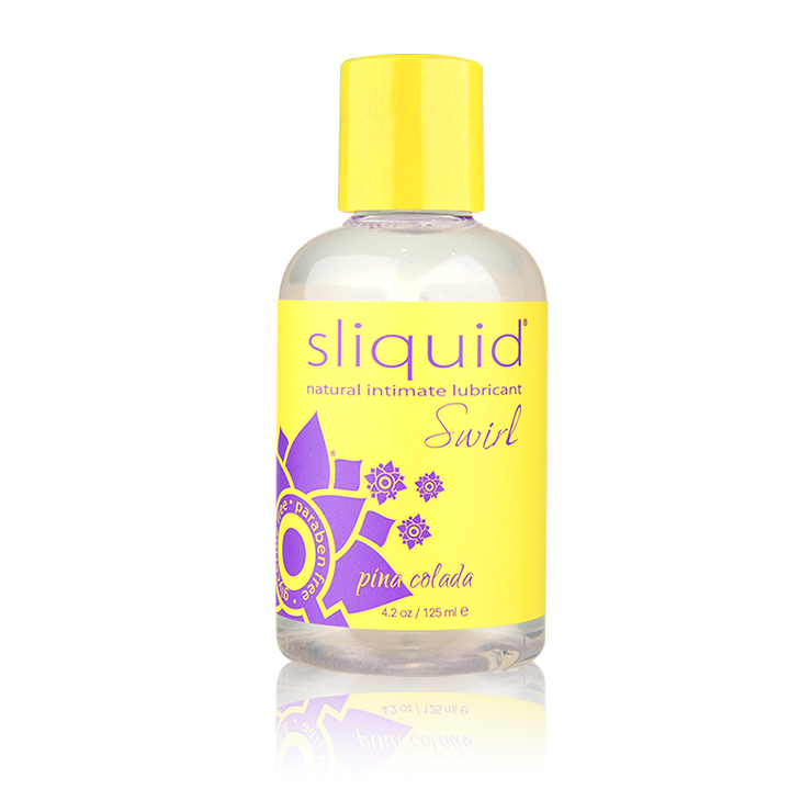 Sliquid Swirl Flavored Water- Based Lubricant 4.2floz - Asst. Sizes Available