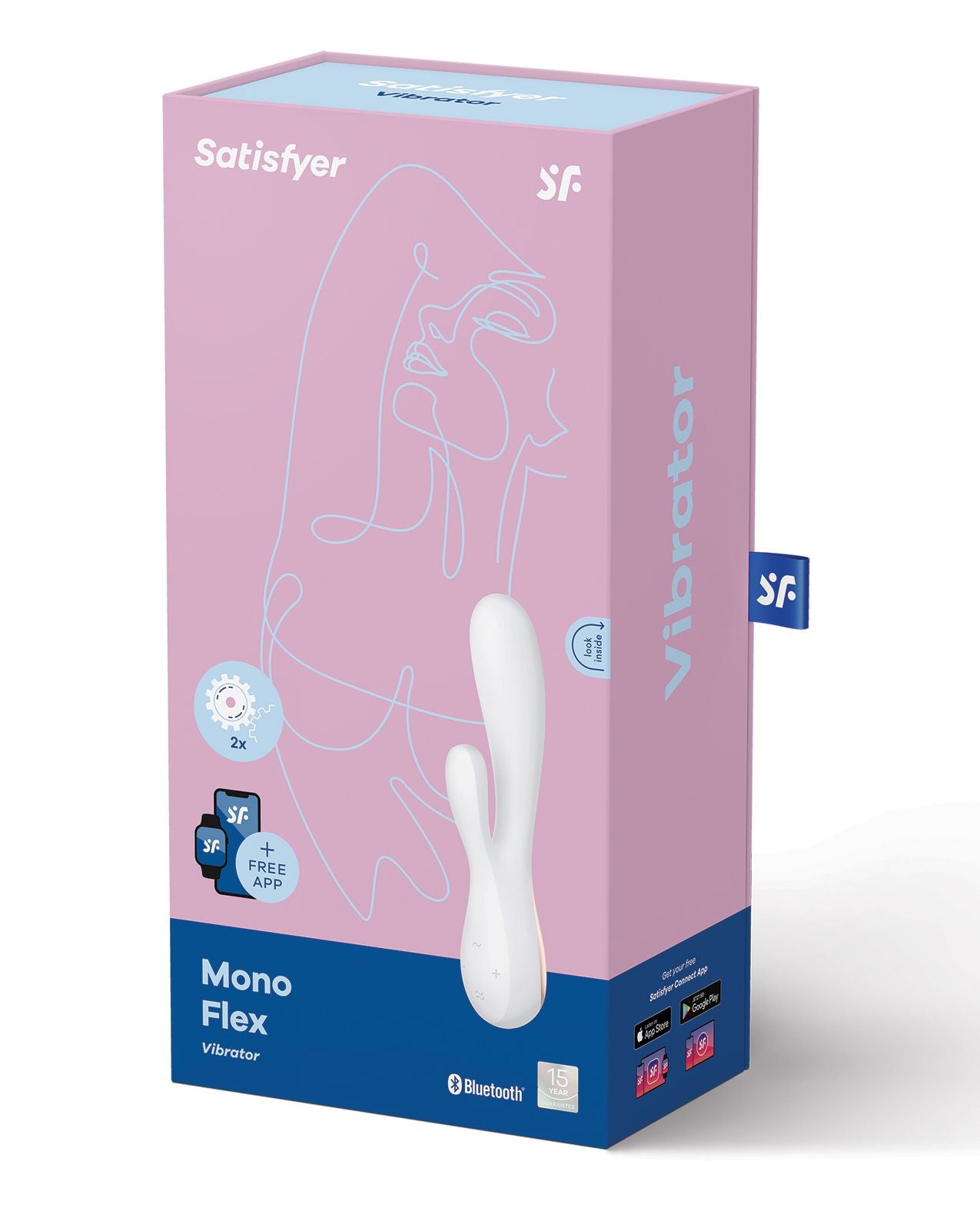 Satisfyer Mono Flex Silicone Rabbit - Pick Your Color CLEARANCE