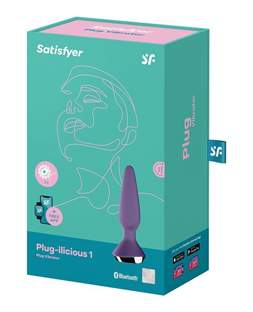 Satisfyer Plug-ilicious 1 - Purple - CLEARANCE