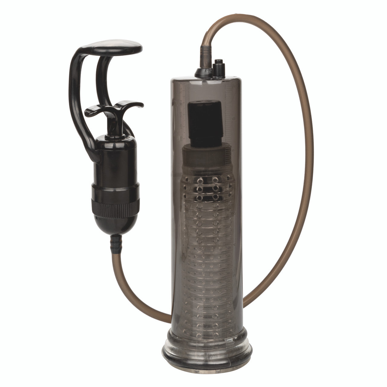 CalExotics Optimum Series Vibro Air Rechargeable Penis Pump - Smoke