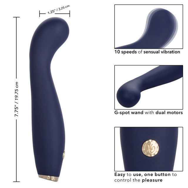 CalExoics Chíc™ Peony G-Spot Vibe - Blue