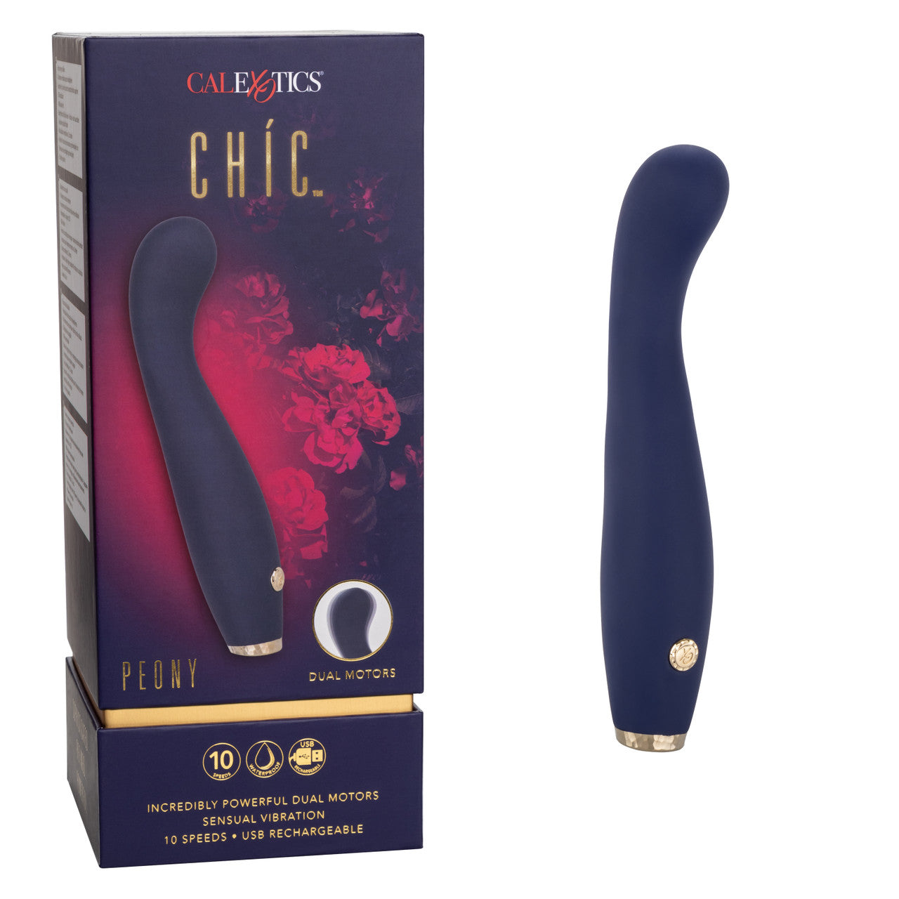 CalExoics Chíc™ Peony G-Spot Vibe - Blue