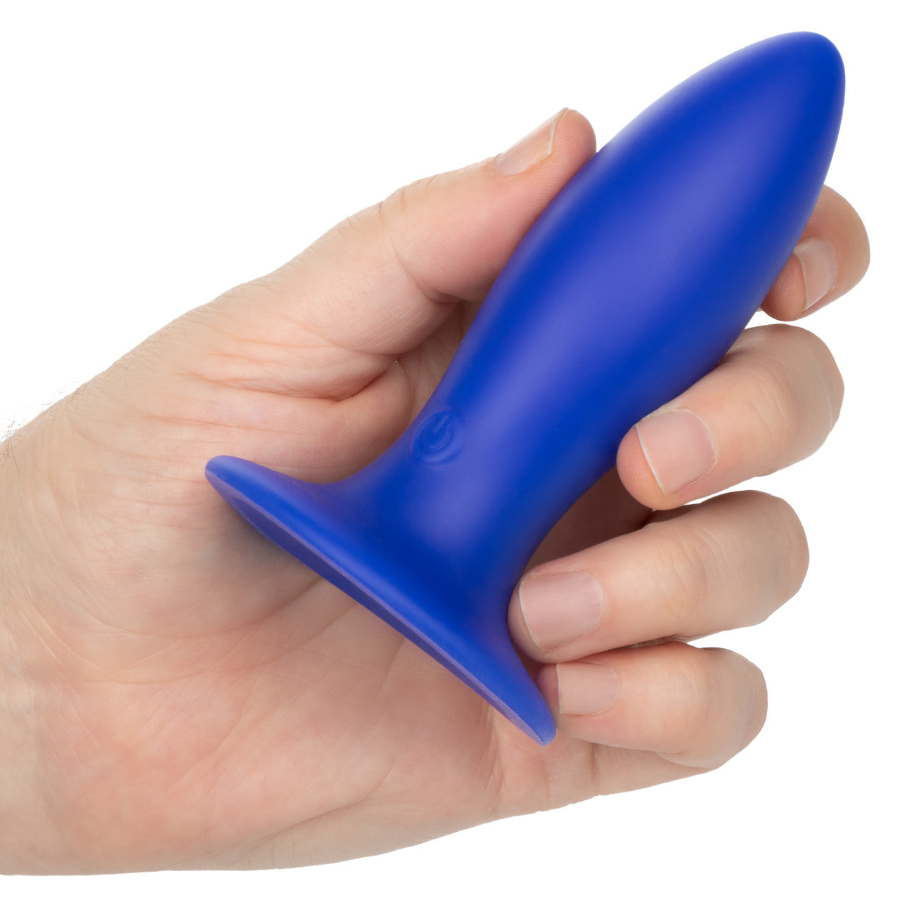 CalExotics Admiral Liquid Silicone Vibrating Torpedo Rechargeable Anal Probe - Blue