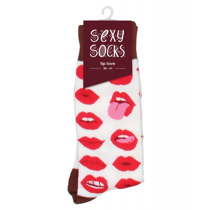 Sexy Socks Lip Love Female