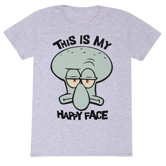Nickelodeon Sponge Bob Squidward My Happy Face T-Shirt - Asst. Sizes