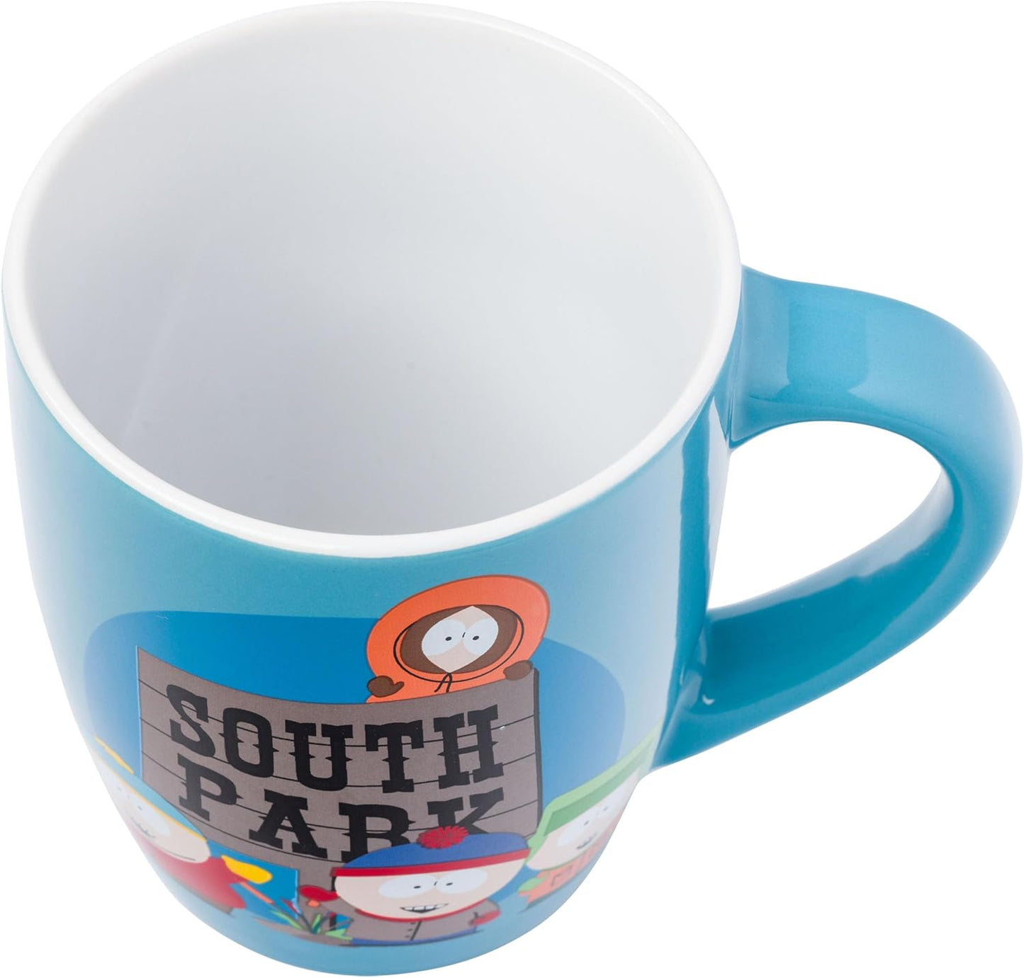 Comedy Central South Park Kids and Logo 25oz Jumbo Curved Ceramic Mug
