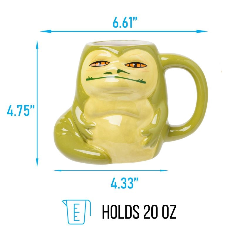 Star Wars Jabba the Hut Ceramic 3D Sculpted Mug