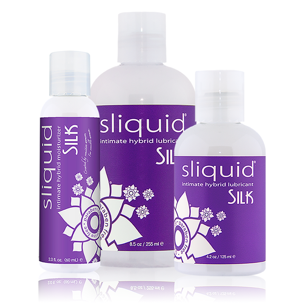 Sliquid Silk Hybrid Intimate Lubricant - Asst. Sizes