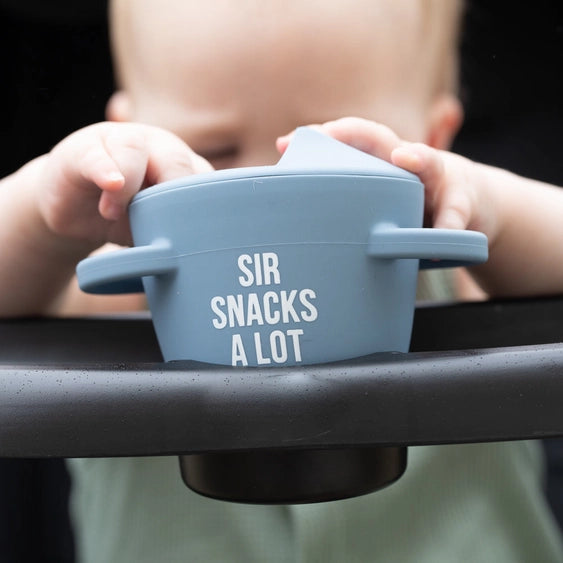 Bella Tunno Sir Snacks A Lot Silicone Snack Container